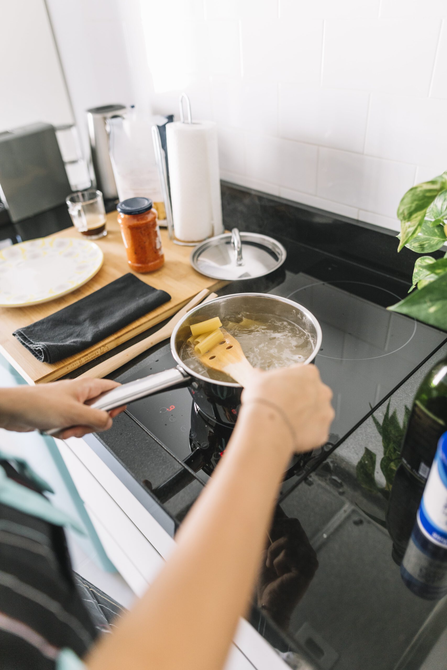 Kochen im Bauknecht Induktionsfeld
